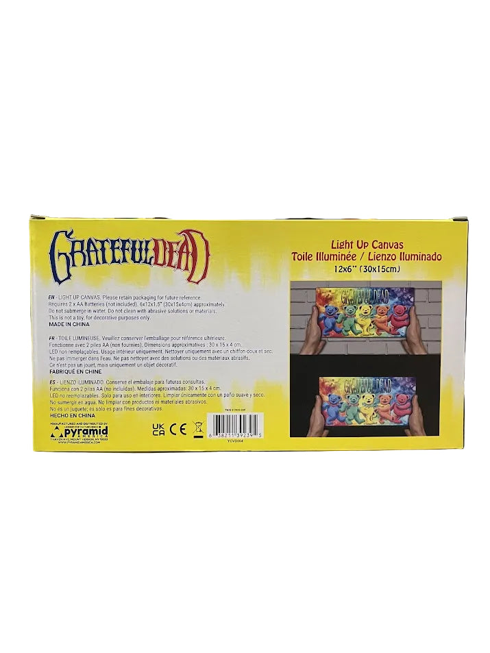 Grateful Dead Bears LED Canvas