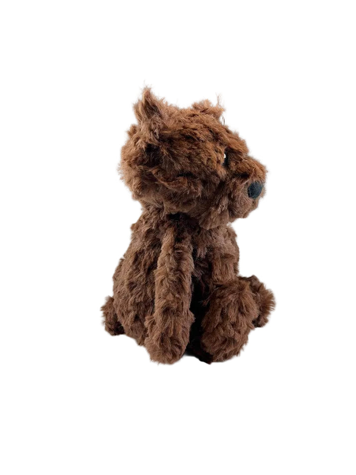 Rose 9in Brown Bear Plush
