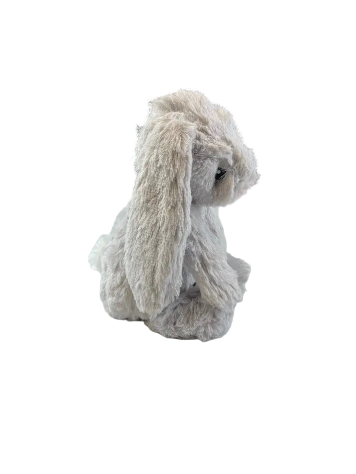 Rose 9in Gray Bunny Plush