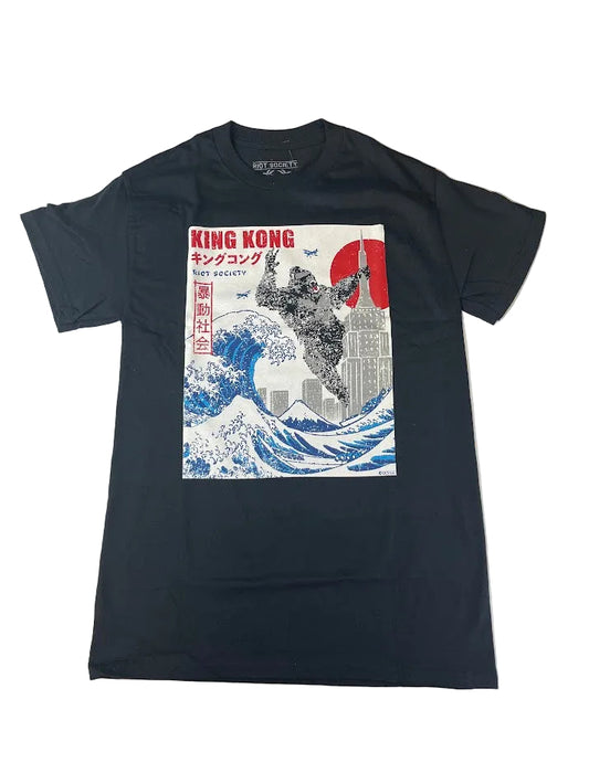 Riot Society King Kong Great Wave T-Shirt