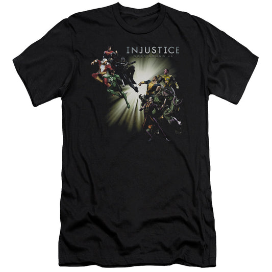INJUSTICE GODS AMONG US GOOD VS EVILS - S/S ADULT 30/1 - BLACK T-Shirt