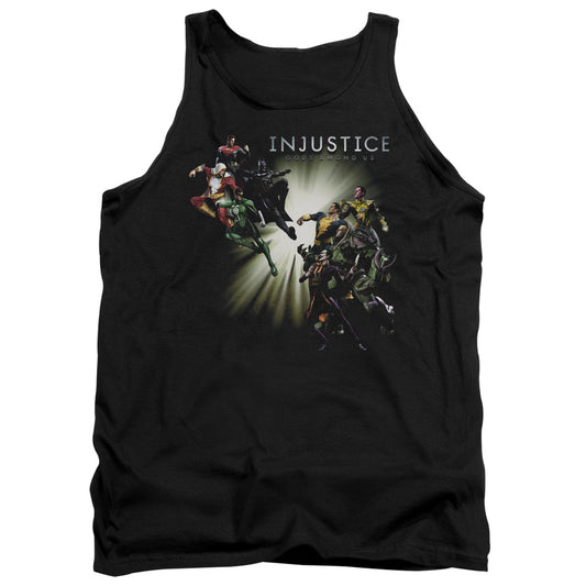 Injustice Gods Among Us - Good Vs Evil - Adult Tank - Black