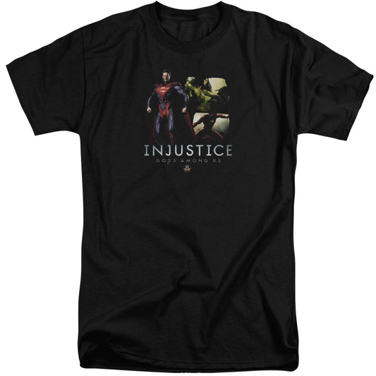 Injustice Gods Among Ushort Sleeveupermans Revenge-s - S Adult Tall - Black T-shirt