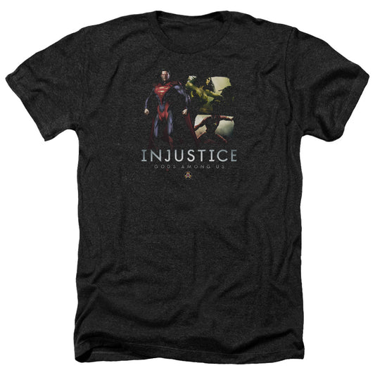 Injustice Gods Among Ushort Sleeveupermans Revenge - Adult Heather-black T-shirt