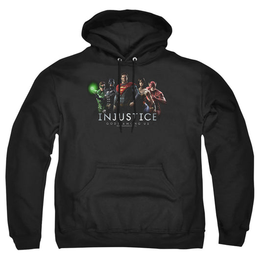 Injustice Gods Among Us - Injustice League - Adult Pull-over Hoodie - Black