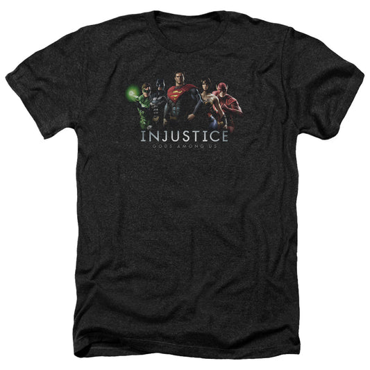 Injustice Gods Among Us - Injustice League - Adult Heather-black