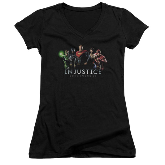 Injustice Gods Among Us - Injustice League - Junior V-neck - Black