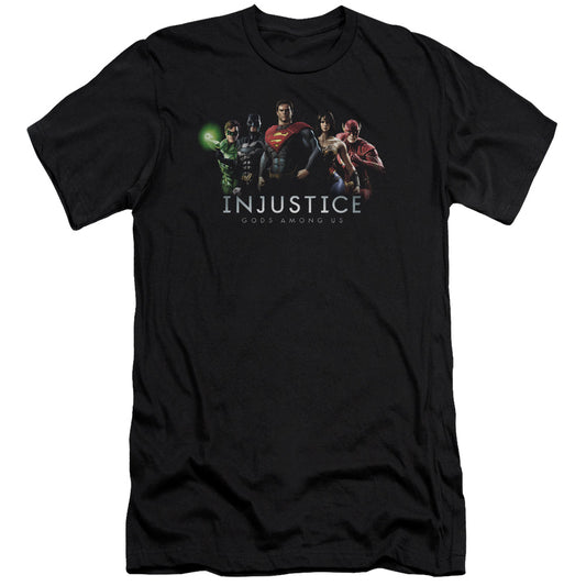 Injustice Gods Among Us - Injustice League-premuim Canvas Adult Slim Fit 30/1 - Black