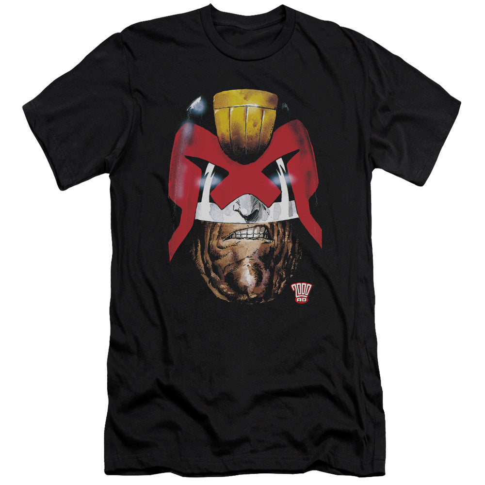 Judge Dredd - Dredds Head-premuim Canvas Adult Slim Fit 30/1 - Black