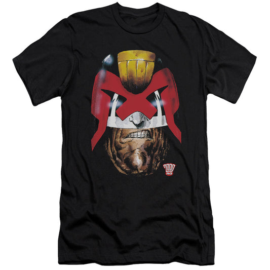 JUDGE DREDD DREDDS HEAD - S/S ADULT 30/1 - BLACK T-Shirt