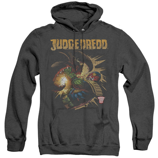 Judge Dredd - Blast Away - Adult Heather Hoodie - Black