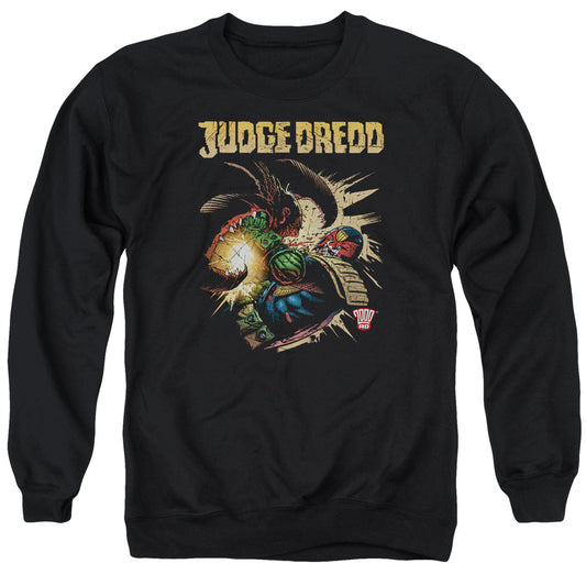 Judge Dredd - Blast Away - Adult Crewneck Sweatshirt - Black