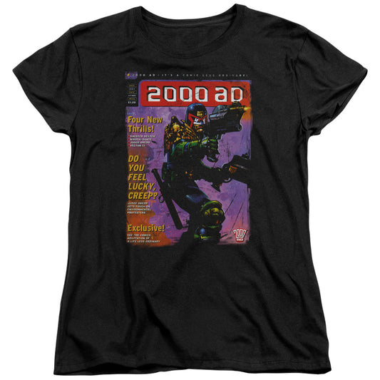 Judge Dredd - 1067 - Short Sleeve Womens Tee - Black T-shirt