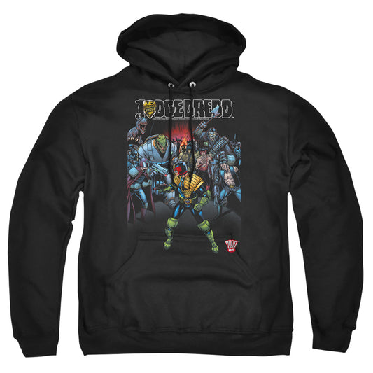 Judge Dredd - Behind You - Adult Pull-over Hoodie - Black