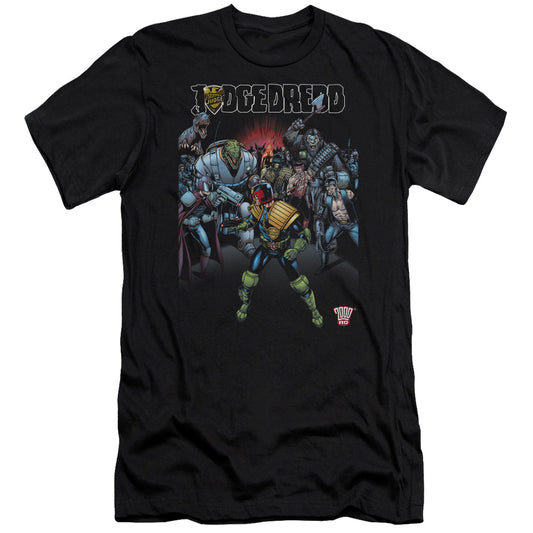 Judge Dredd - Behind You - Short Sleeve Adult 30/1 - Black T-shirt