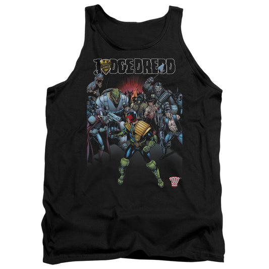 Judge Dredd - Behind You - Adult Tank - Black