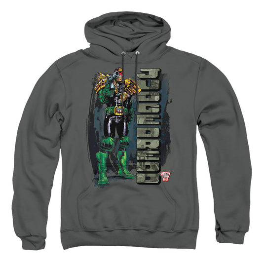 Judge Dredd - Blam - Adult Pull-over Hoodie - Charcoal