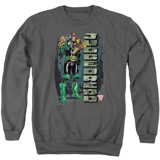 Judge Dredd - Blam - Adult Crewneck Sweatshirt - Charcoal