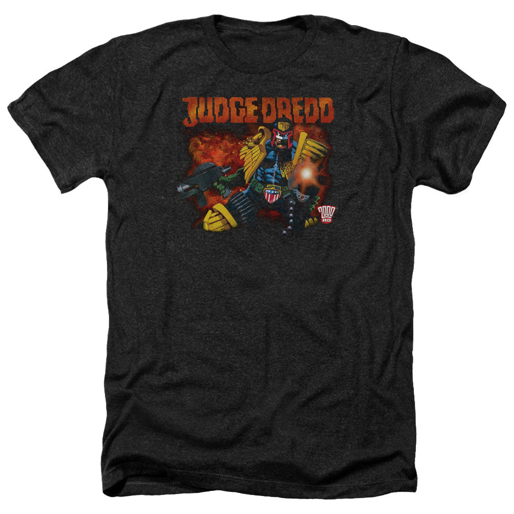 Judge Dredd - Through Fire - Adult Heather-black