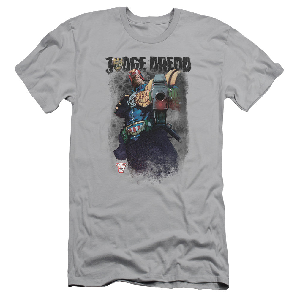 Judge Dredd - Last Words - Short Sleeve Adult 30/1 - Silver T-shirt