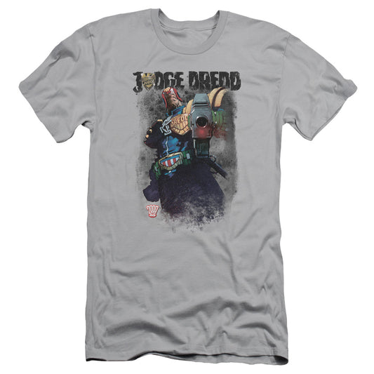 Judge Dredd - Last Words - Short Sleeve Adult 30/1 - Silver T-shirt