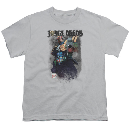 Judge Dredd - Last Words - Short Sleeve Youth 18/1 - Silver T-shirt
