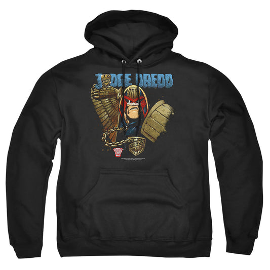 Judge Dredd - Smile Scumbag - Adult Pull-over Hoodie - Black