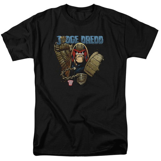 Judge Dredd - Smile Scumbag - Short Sleeve Adult 18/1 - Black T-shirt