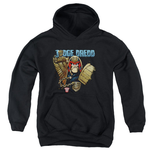 Judge Dredd - Smile Scumbag - Youth Pull-over Hoodie - Black