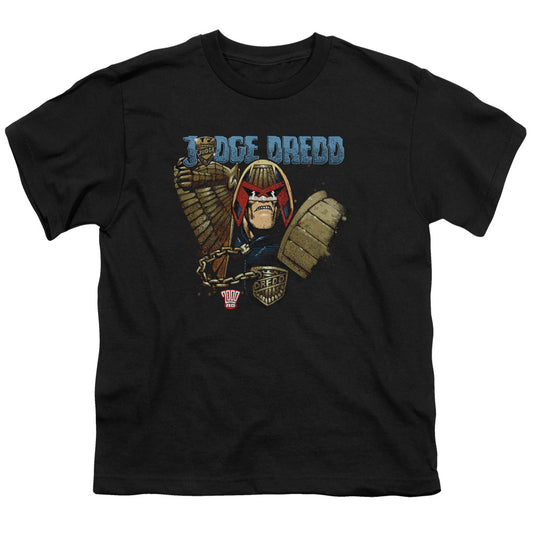 Judge Dredd - Smile Scumbag - Short Sleeve Youth 18/1 - Black T-shirt