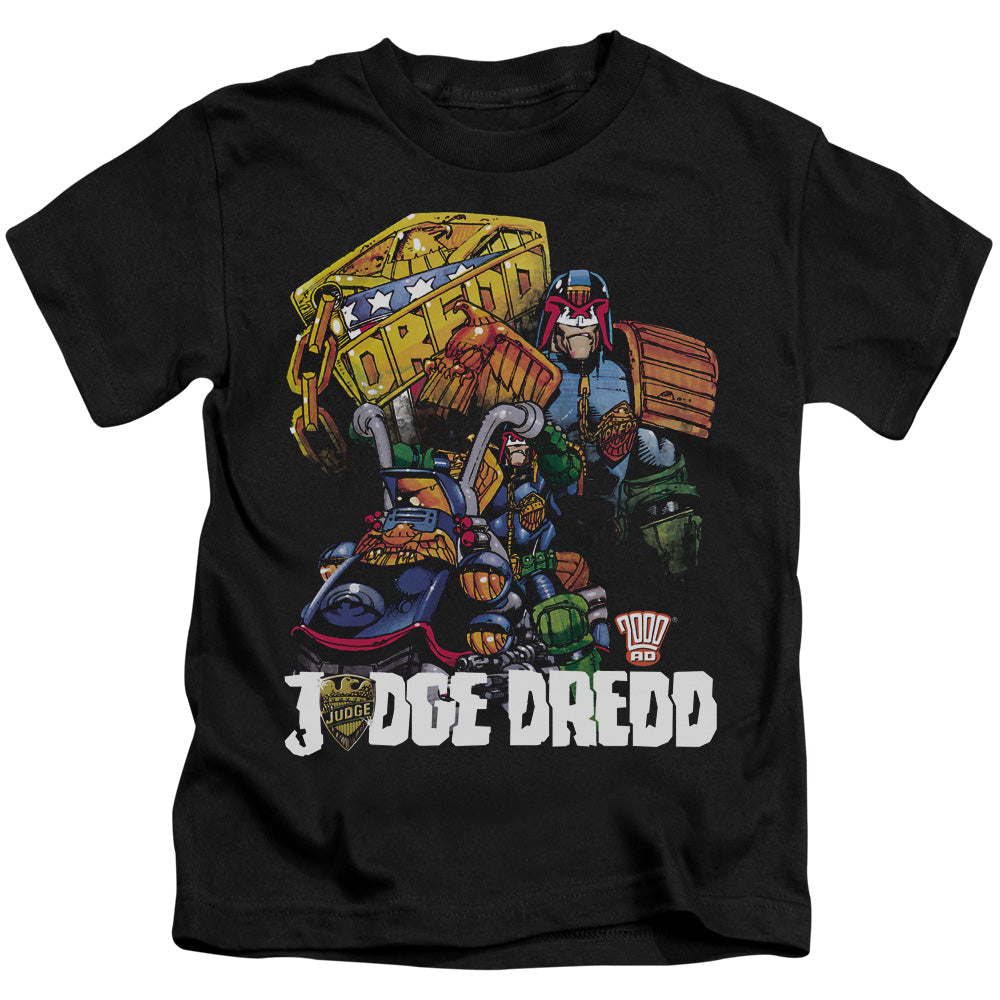 JUDGE DREDD BIKE AND BADGE - S/S JUVENILE 18/1 - BLACK - T-Shirt