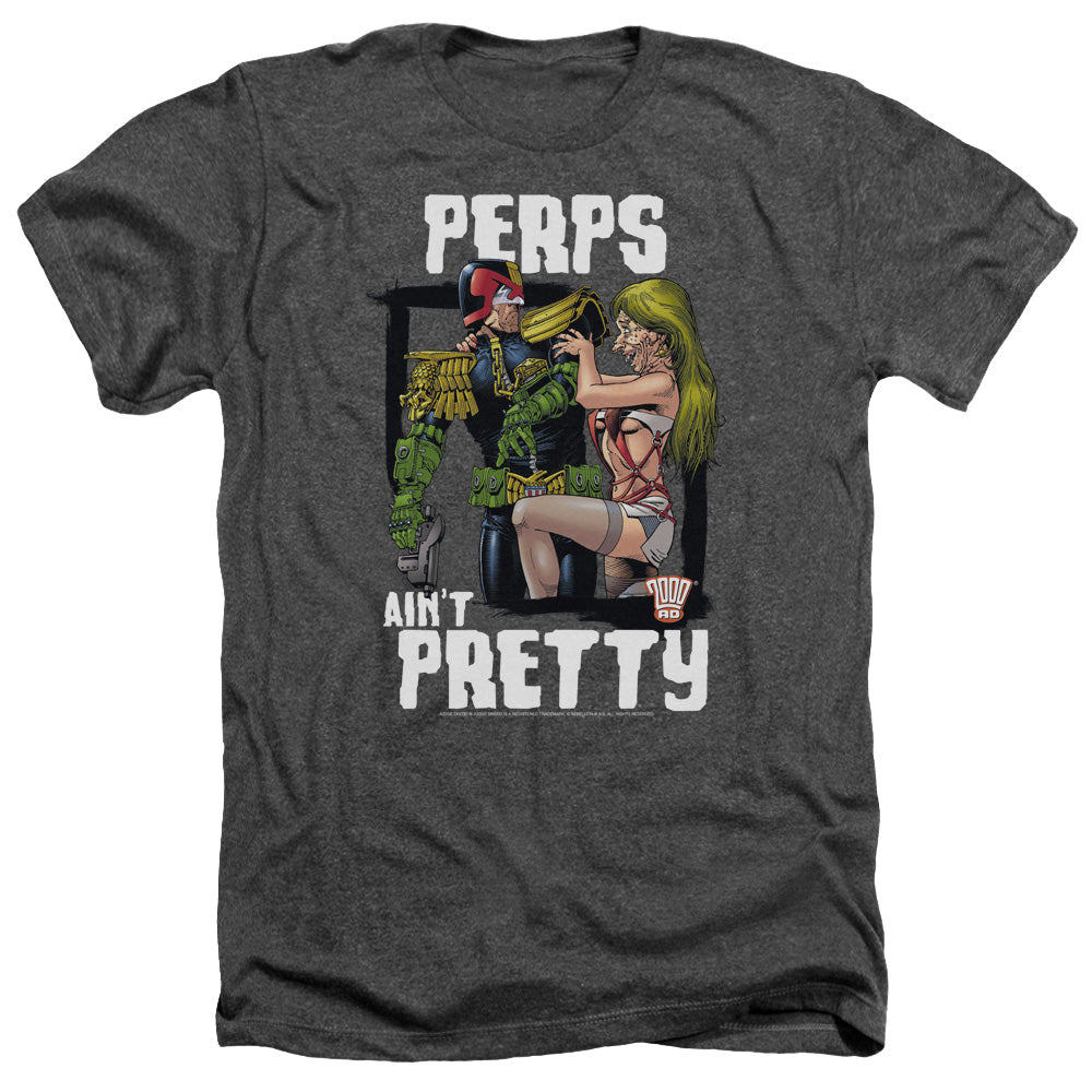 Judge Dredd - Aint Pretty - Adult Heather - Charcoal