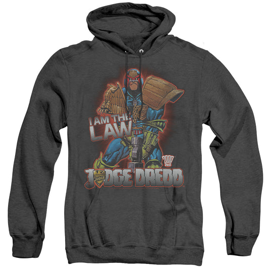 Judge Dredd - Law - Adult Heather Hoodie - Black