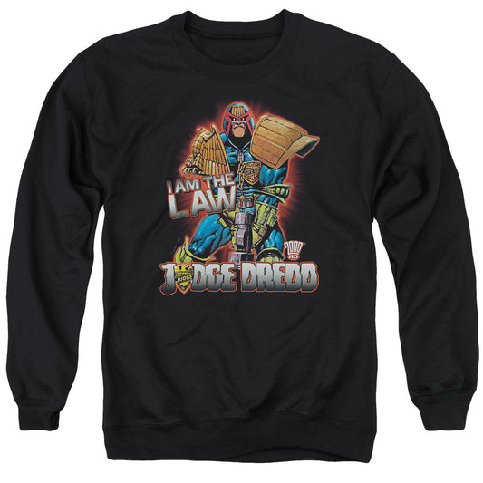 Judge Dredd - Law - Adult Crewneck Sweatshirt - Black