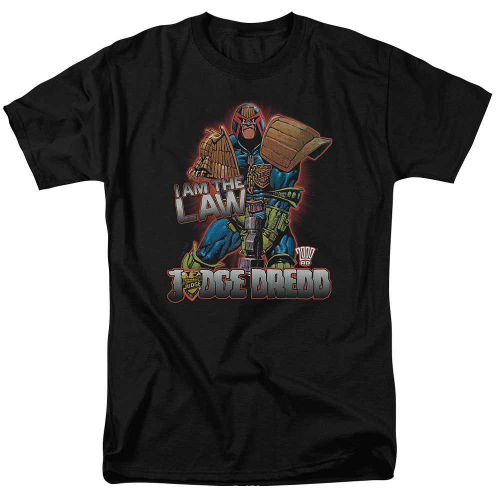 Judge Dredd - Law - Short Sleeve Adult 18/1 - Black T-shirt