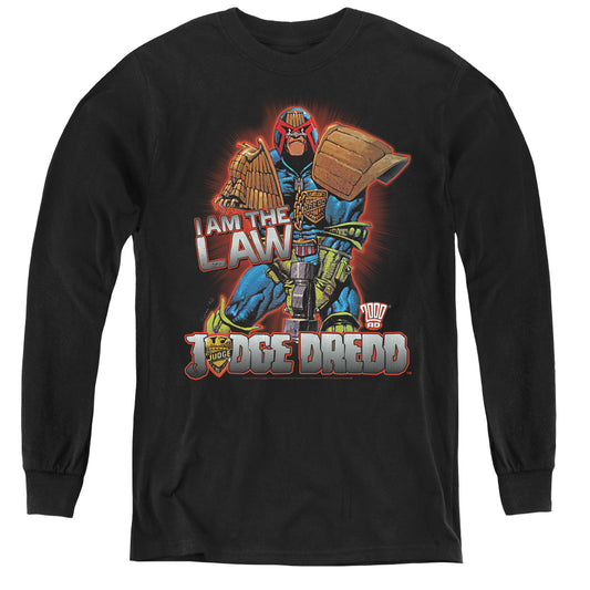 Judge Dredd - Law - Youth Long Sleeve Tee - Black