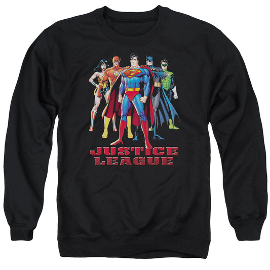 Jla - In League - Adult Crewneck Sweatshirt - Black
