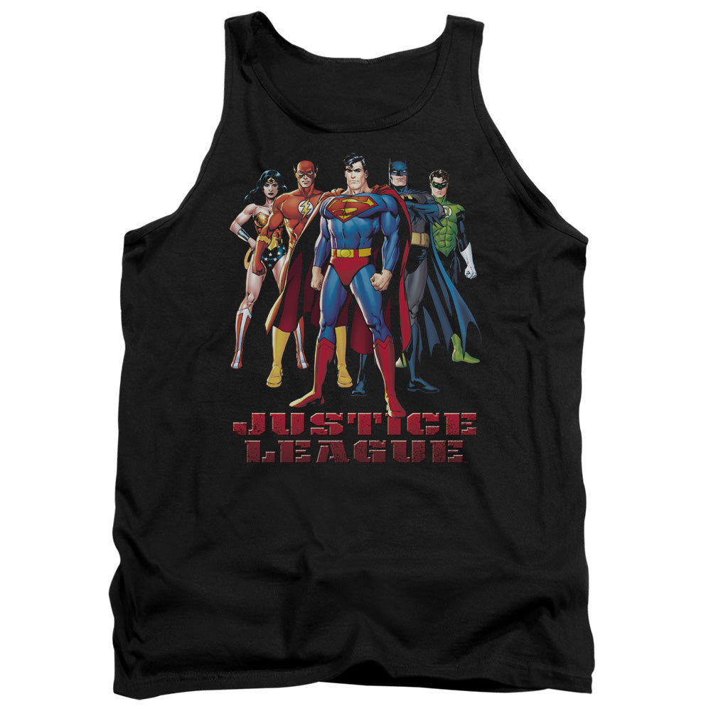 Jla - In League - Adult Tank - Black