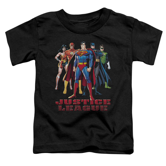 JLA IN LEAGUE - S/S TODDLER TEE - BLACK - T-Shirt