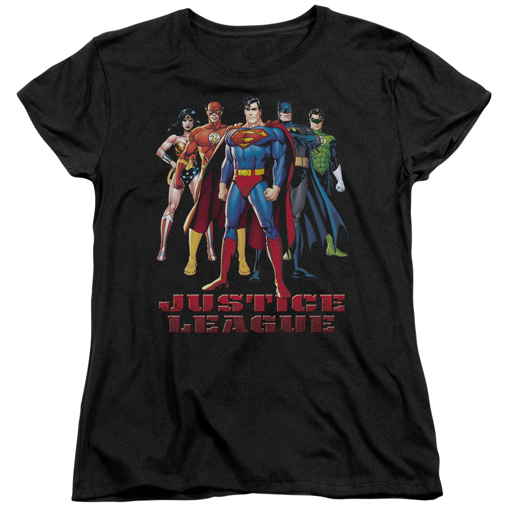 Jla - In League - Short Sleeve Womens Tee - Black T-shirt