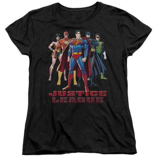 Jla - In League - Short Sleeve Womens Tee - Black T-shirt