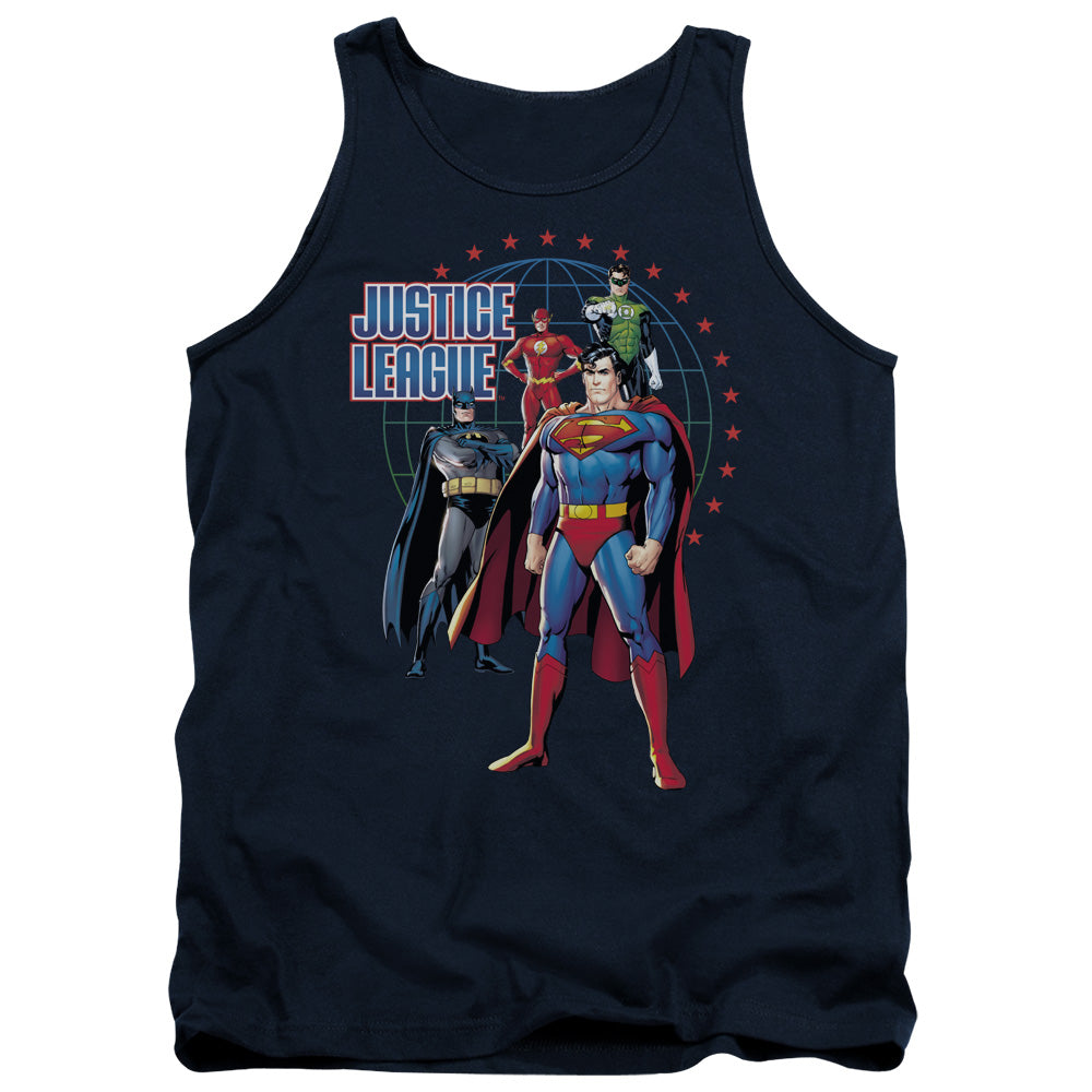Jla - Protectors - Adult Tank - Navy