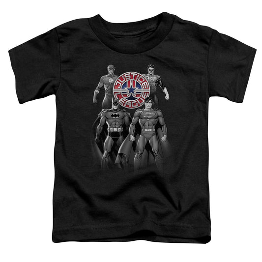 Jla - Shades Of Gray - Short Sleeve Toddler Tee - Black T-shirt