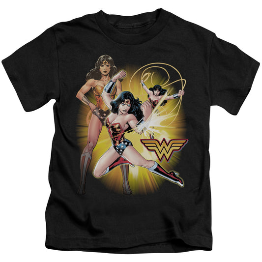 JLA WONDER WOMAN - S/S JUVENILE 18/1 - BLACK - T-Shirt