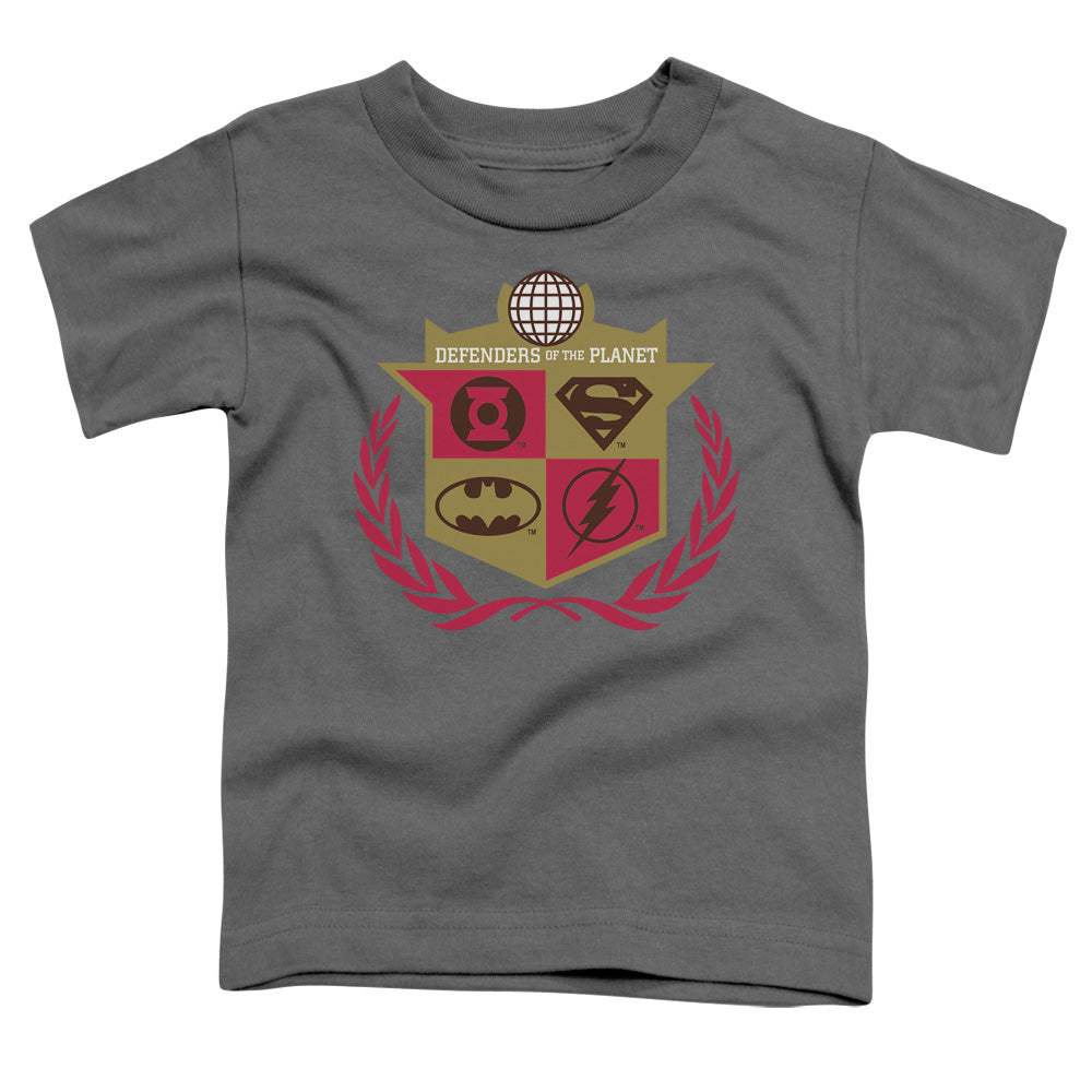 Jla - Defenders - Short Sleeve Toddler Tee - Charcoal T-shirt