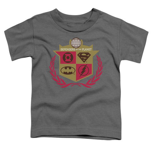 Jla - Defenders - Short Sleeve Toddler Tee - Charcoal T-shirt