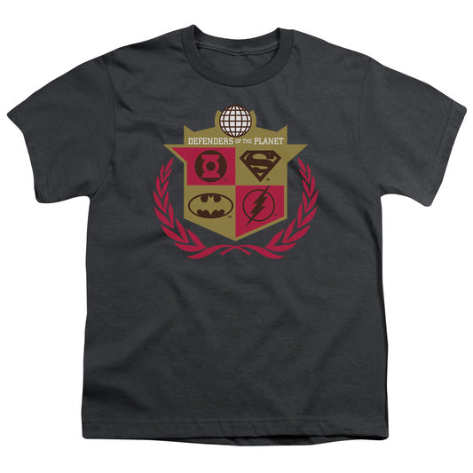 Jla - Defenders - Short Sleeve Youth 18/1 - Charcoal T-shirt