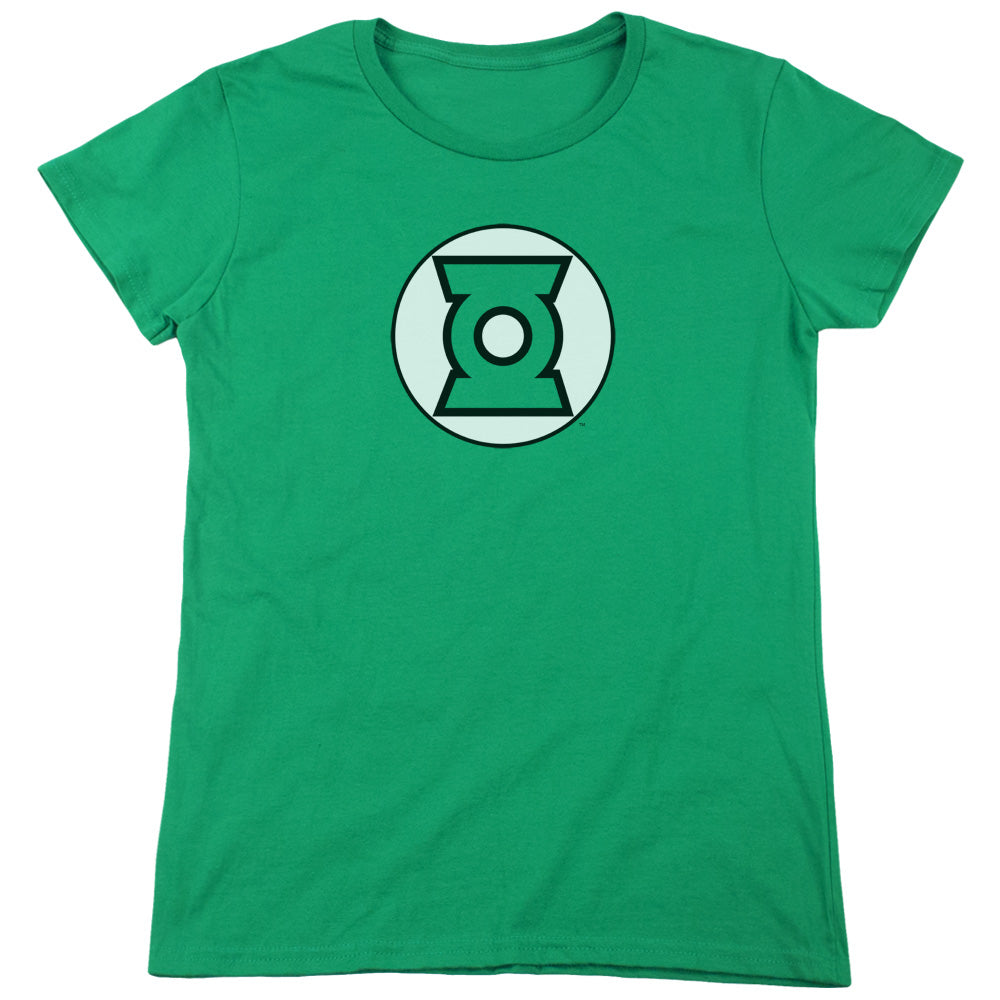 JLA GREEN LANTERN LOGO-S/S WOMENS T-Shirt