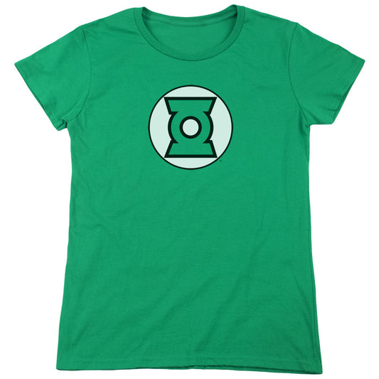 JLA GREEN LANTERN LOGO-S/S WOMENS T-Shirt