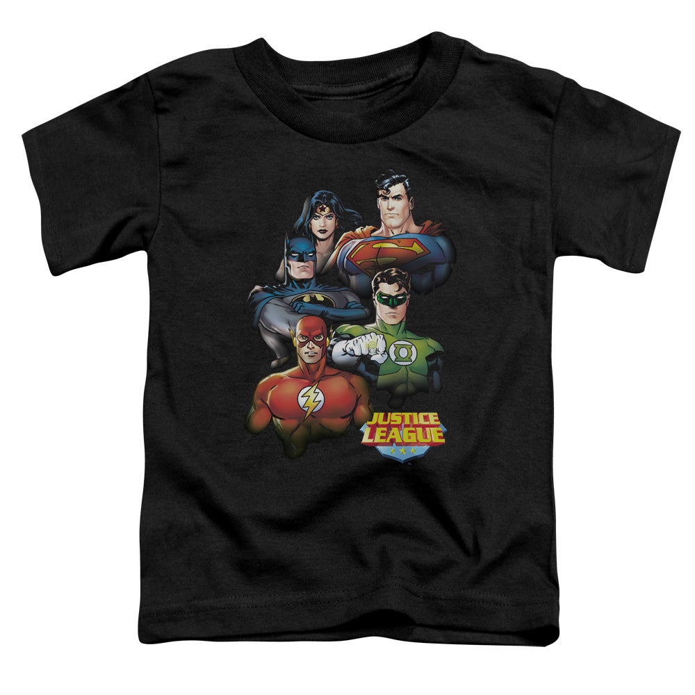 JLA GROUP PORTRAIT - S/S TODDLER TEE - BLACK - T-Shirt